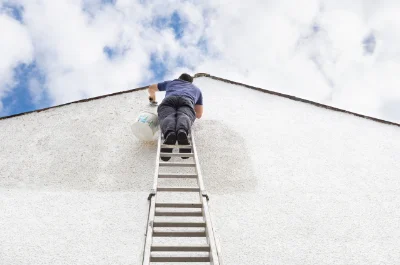 Peinture extérieure à Borre — façades et ravalement